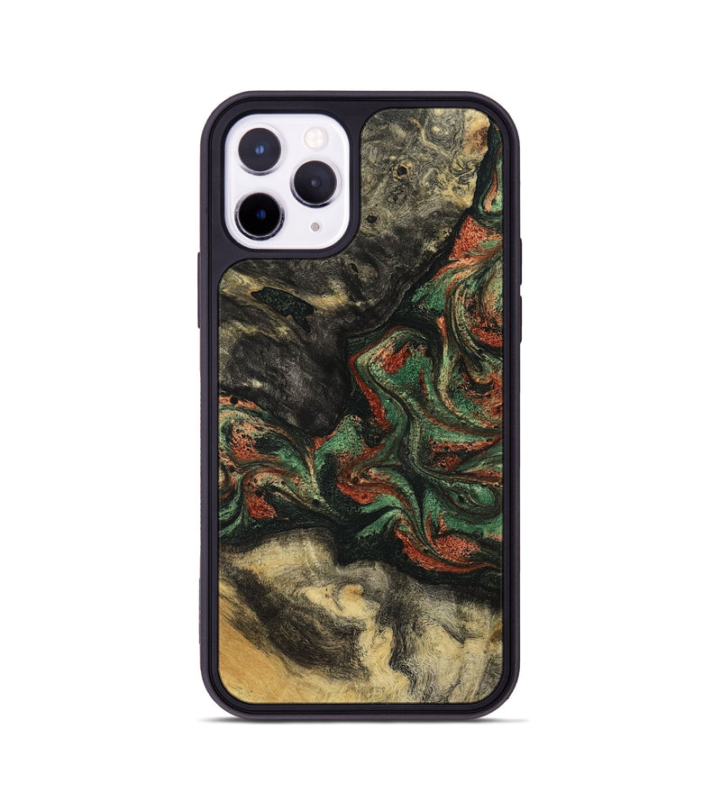 iPhone 11 Pro Wood Phone Case - Eliseo (Green, 799533)