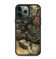 iPhone 13 Pro Max Wood Phone Case - Eliseo (Green, 799533)