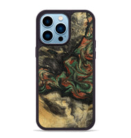 iPhone 14 Pro Max Wood Phone Case - Eliseo (Green, 799533)