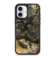 iPhone 16 Plus Wood Phone Case - Eliseo (Green, 799533)