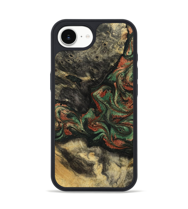 iPhone 16e Wood Phone Case - Eliseo (Green, 799533)
