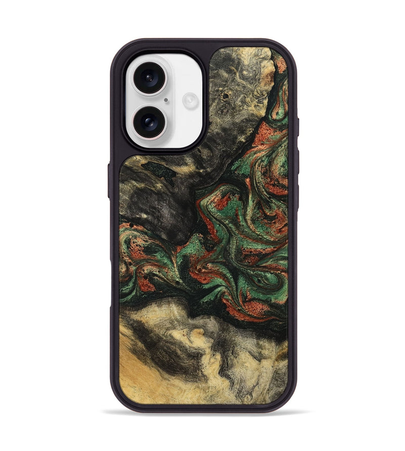 iPhone 17 Wood Phone Case - Eliseo (Green, 799533)