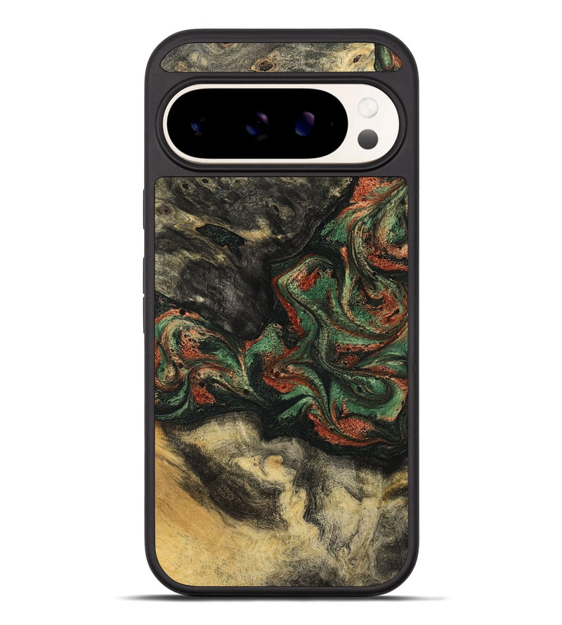 Pixel 10 Pro XL Wood Phone Case - Eliseo (Green, 799533)