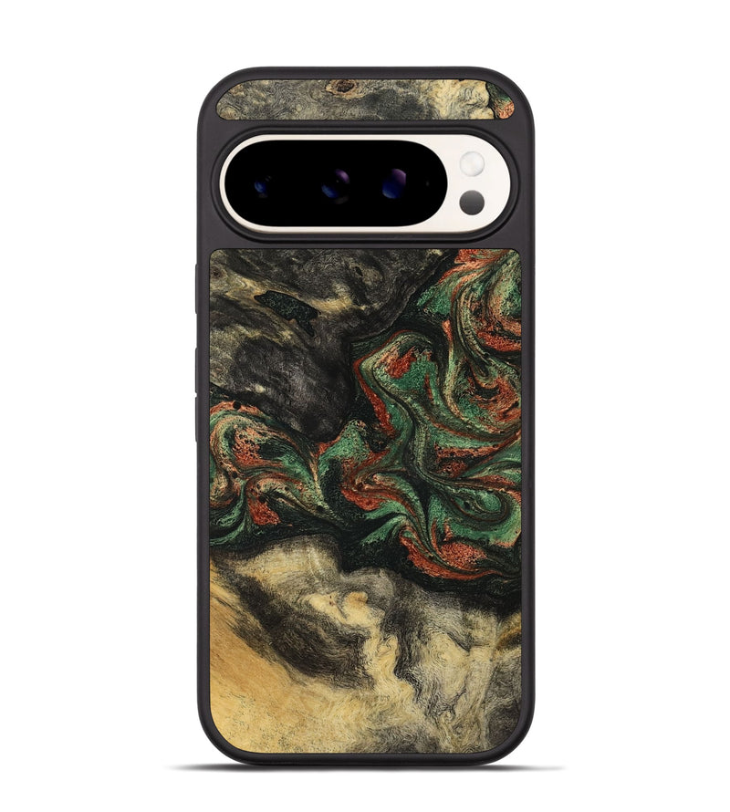 Pixel 9 Wood Phone Case - Eliseo (Green, 799533)