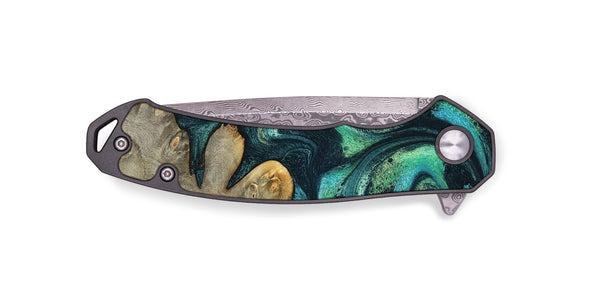 EDC Wood Pocket Knife - Sid (Blue, 799534)