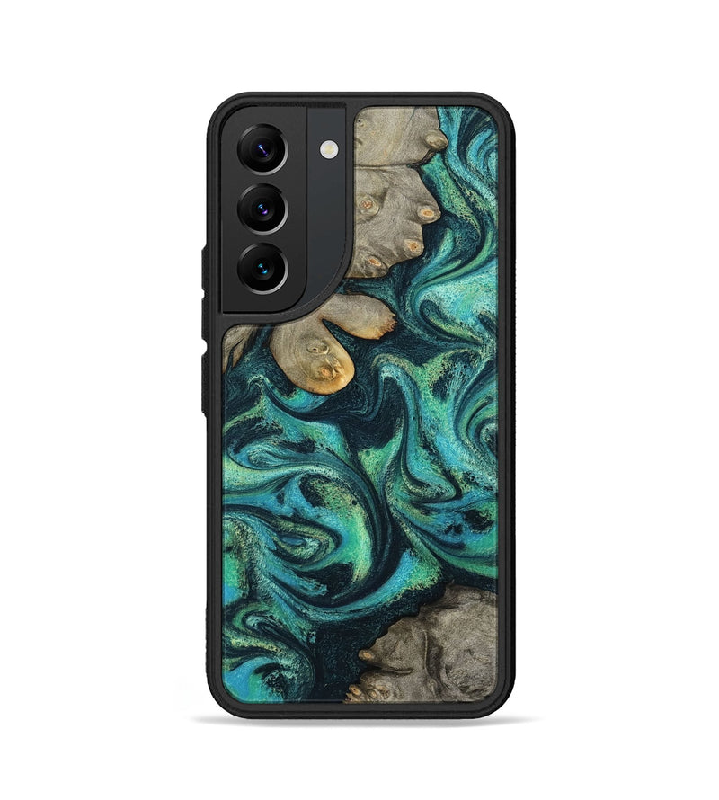 Galaxy S22 Wood Phone Case - Sid (Blue, 799534)