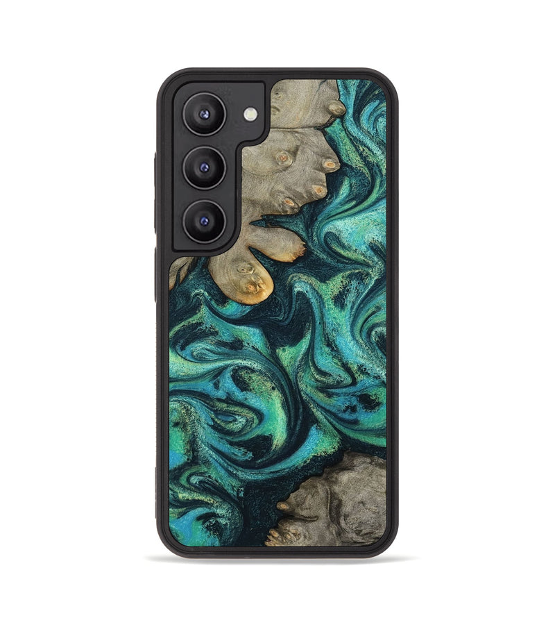 Galaxy S23 Wood Phone Case - Sid (Blue, 799534)