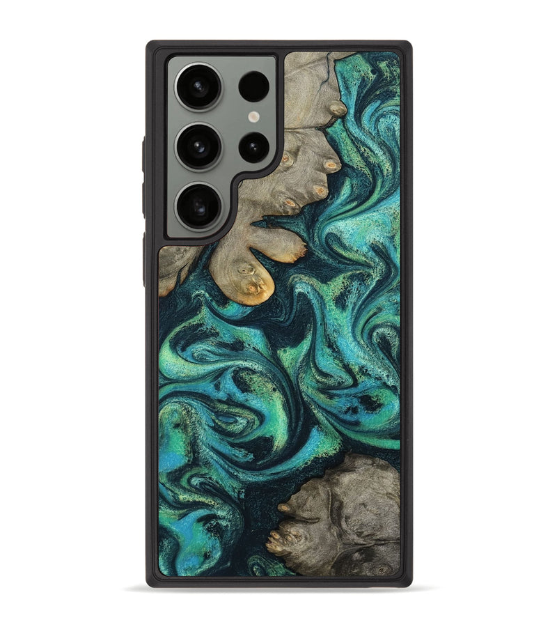 Galaxy S23 Ultra Wood Phone Case - Sid (Blue, 799534)