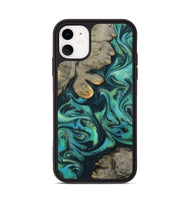 iPhone 11 Wood Phone Case - Sid (Blue, 799534)