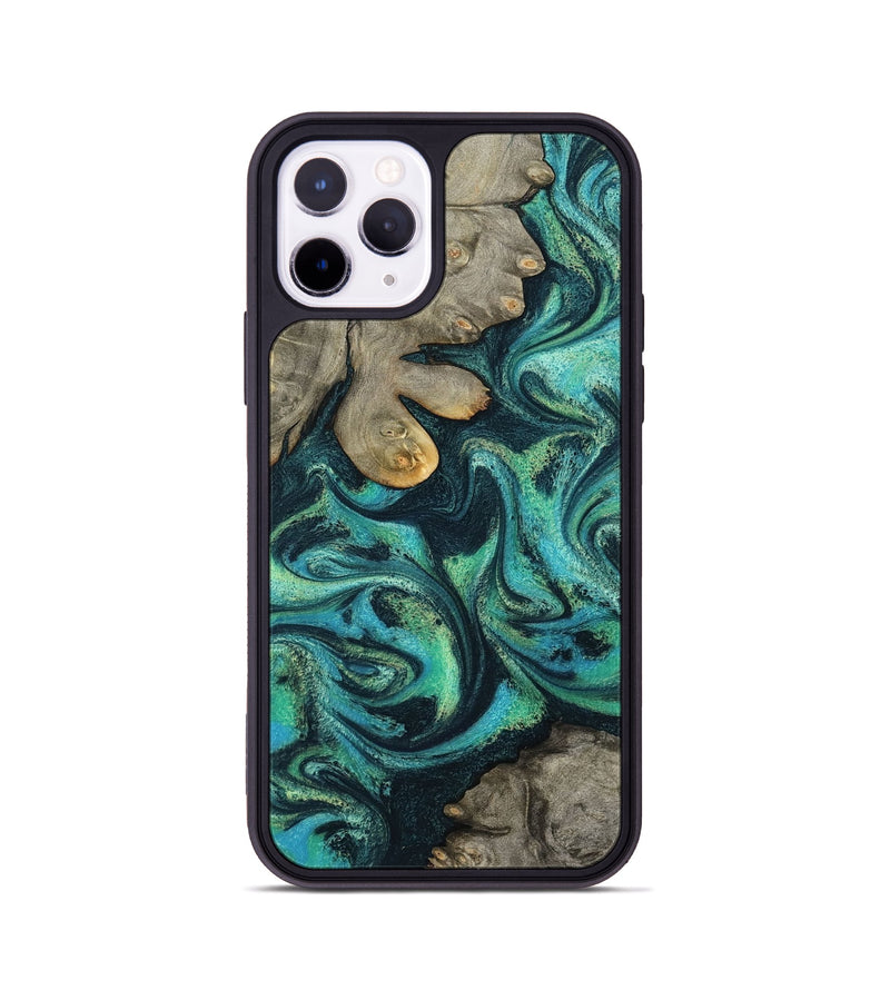 iPhone 11 Pro Wood Phone Case - Sid (Blue, 799534)