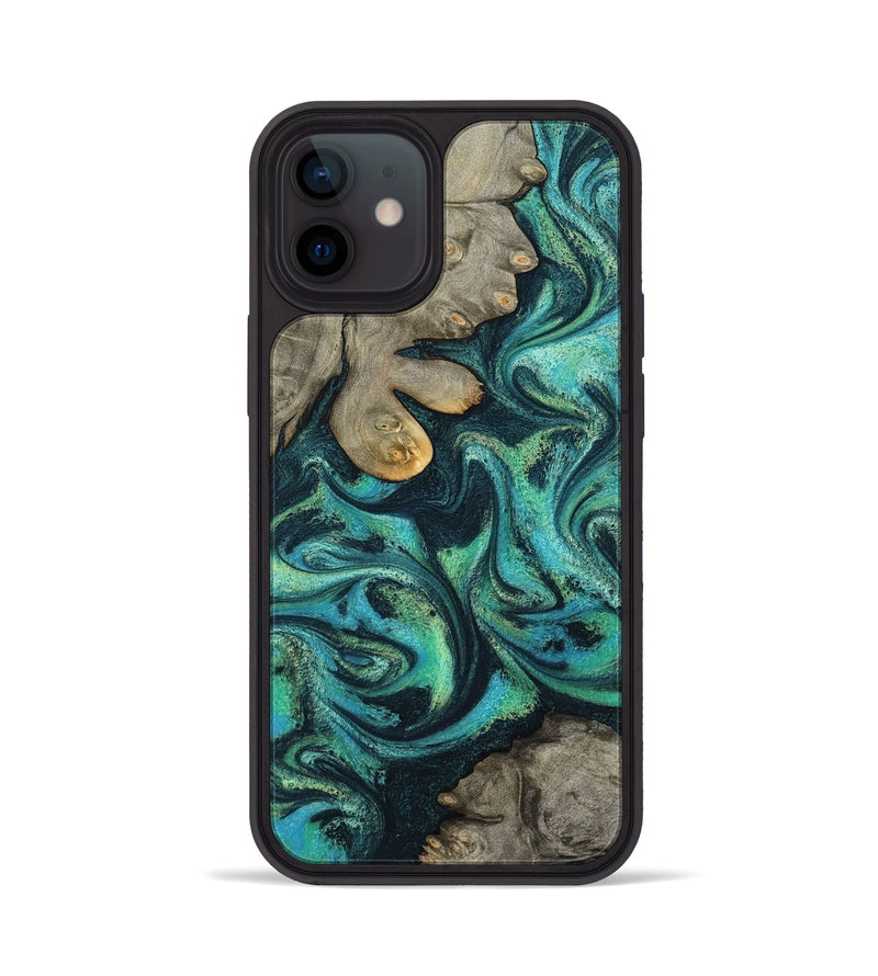 iPhone 12 Wood Phone Case - Sid (Blue, 799534)