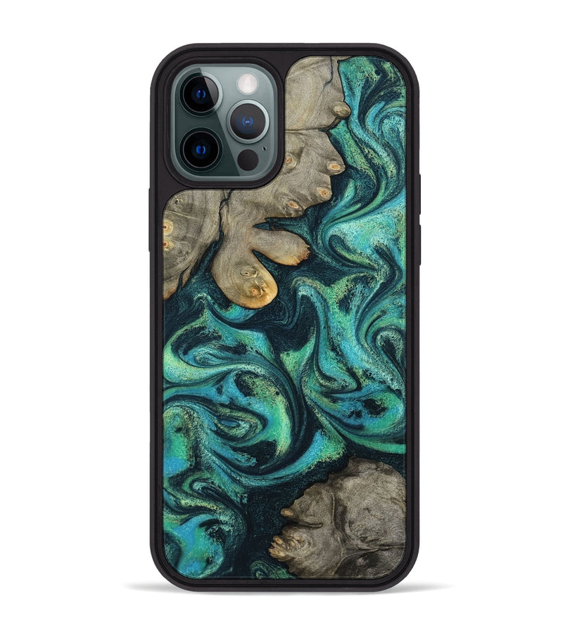 iPhone 12 Pro Max Wood Phone Case - Sid (Blue, 799534)