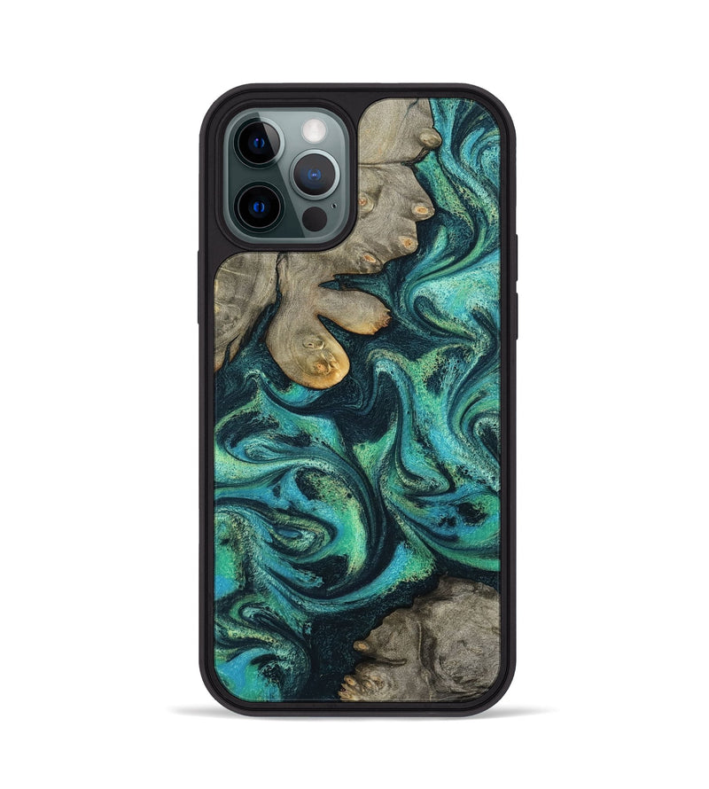 iPhone 12 Pro Wood Phone Case - Sid (Blue, 799534)