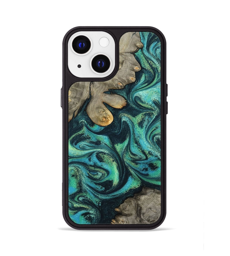 iPhone 13 Wood Phone Case - Sid (Blue, 799534)