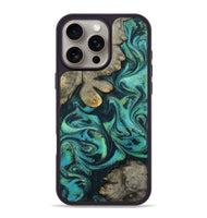 iPhone 16 Pro Max Wood Phone Case - Sid (Blue, 799534)