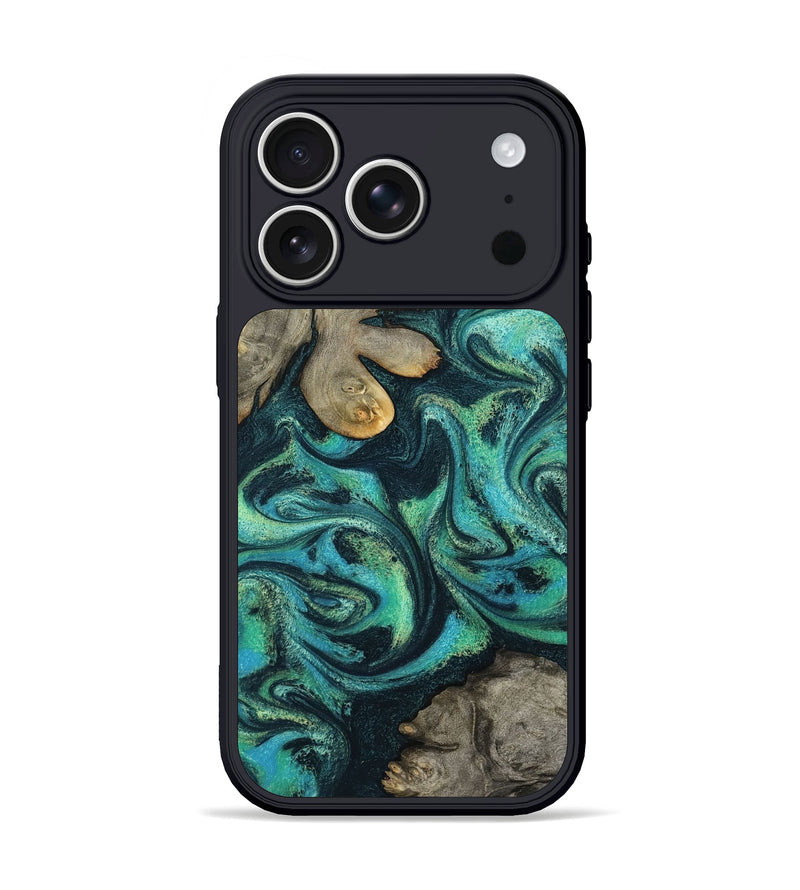 iPhone 17 Pro Wood Phone Case - Sid (Blue, 799534)