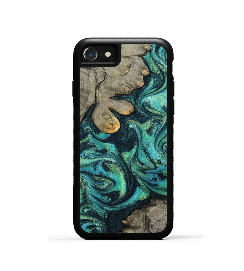 iPhone SE Wood Phone Case - Sid (Blue, 799534)