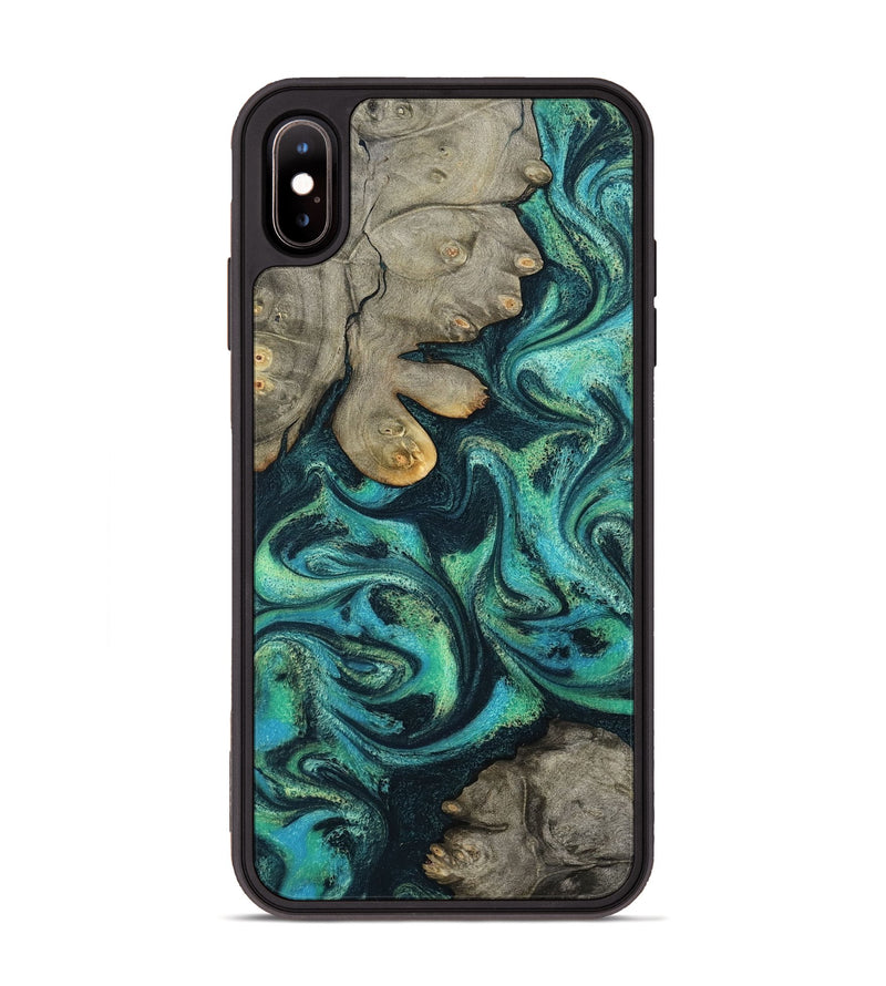 iPhone Xs Max Wood Phone Case - Sid (Blue, 799534)