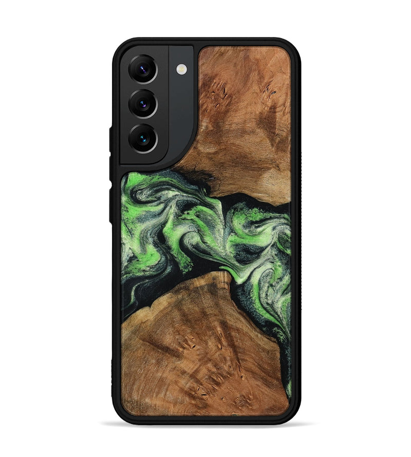 Galaxy S22 Plus Wood Phone Case - Sherry (Green, 799535)