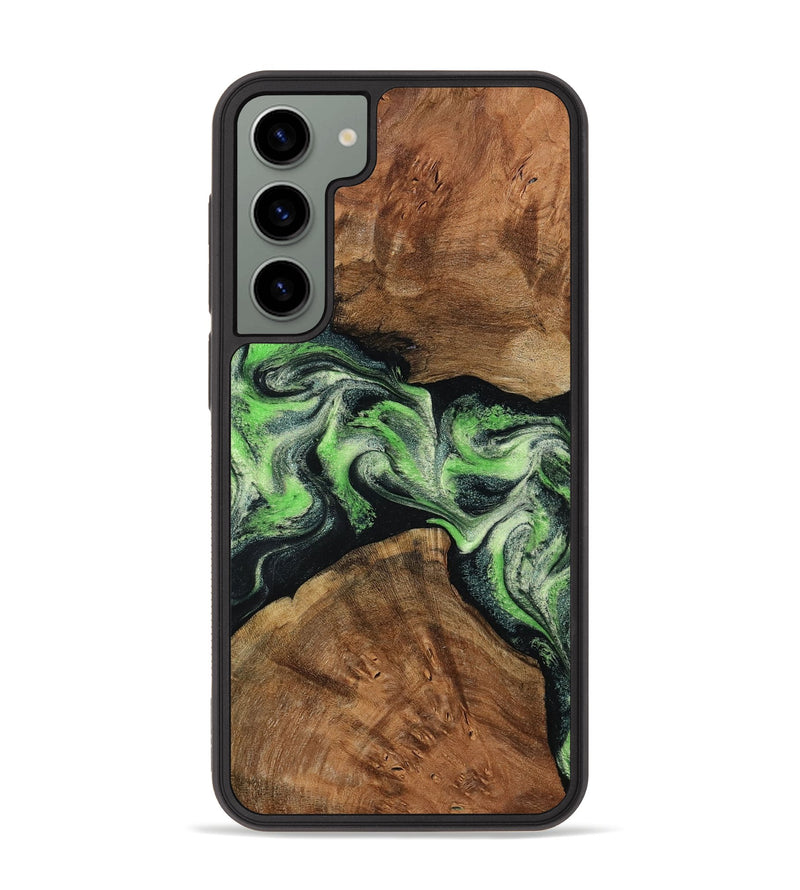 Galaxy S23 Plus Wood Phone Case - Sherry (Green, 799535)