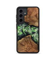 Galaxy S24 Wood Phone Case - Sherry (Green, 799535)