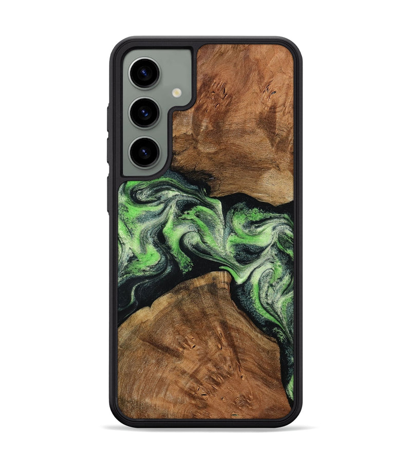 Galaxy S24 Plus Wood Phone Case - Sherry (Green, 799535)
