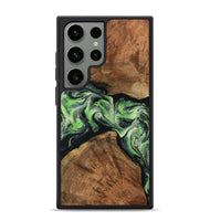 Galaxy S24 Ultra Wood Phone Case - Sherry (Green, 799535)