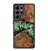 Galaxy S25 Ultra Wood Phone Case - Sherry (Green, 799535)