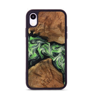 iPhone Xr Wood Phone Case - Sherry (Green, 799535)