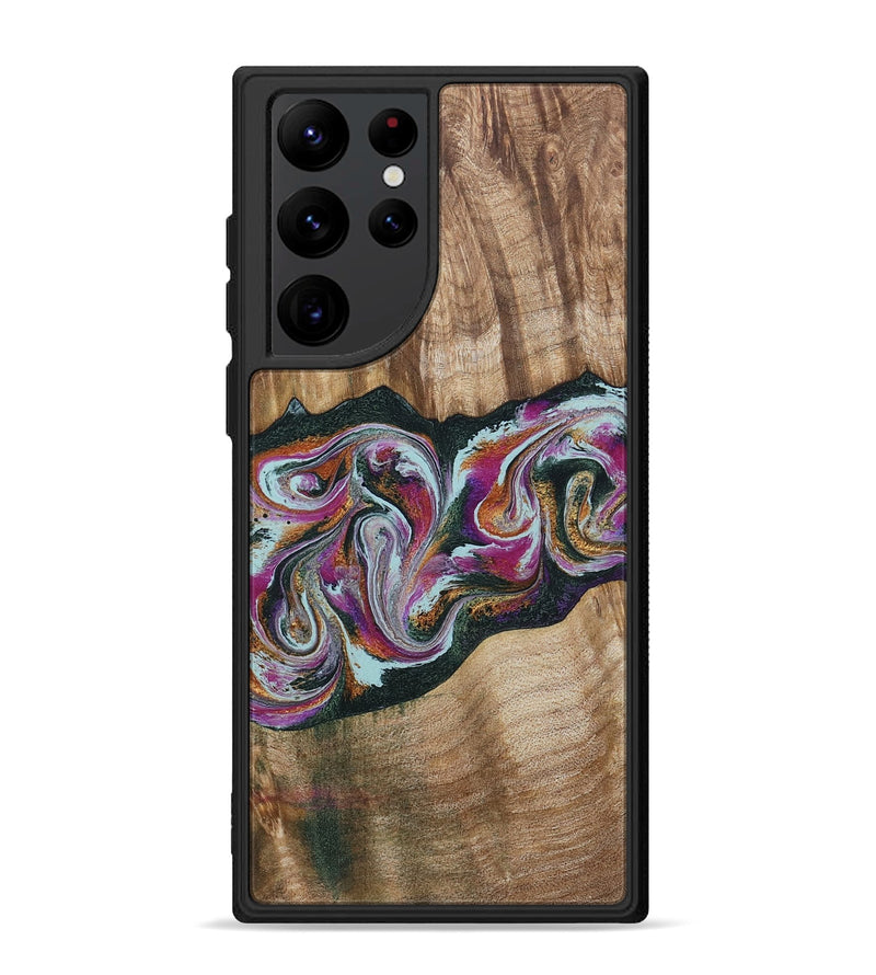 Galaxy S22 Ultra Wood Phone Case - Dani (Green, 799536)