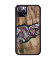 iPhone 11 Pro Max Wood Phone Case - Dani (Green, 799536)
