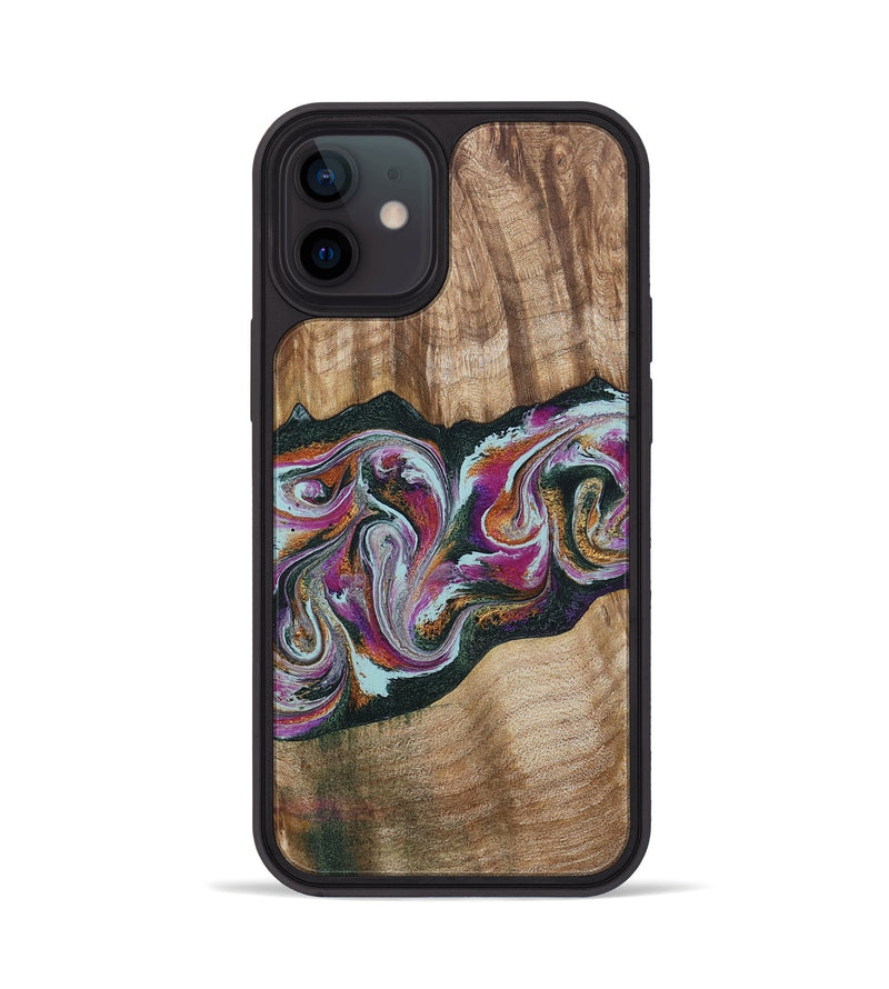 iPhone 12 Wood Phone Case - Dani (Green, 799536)