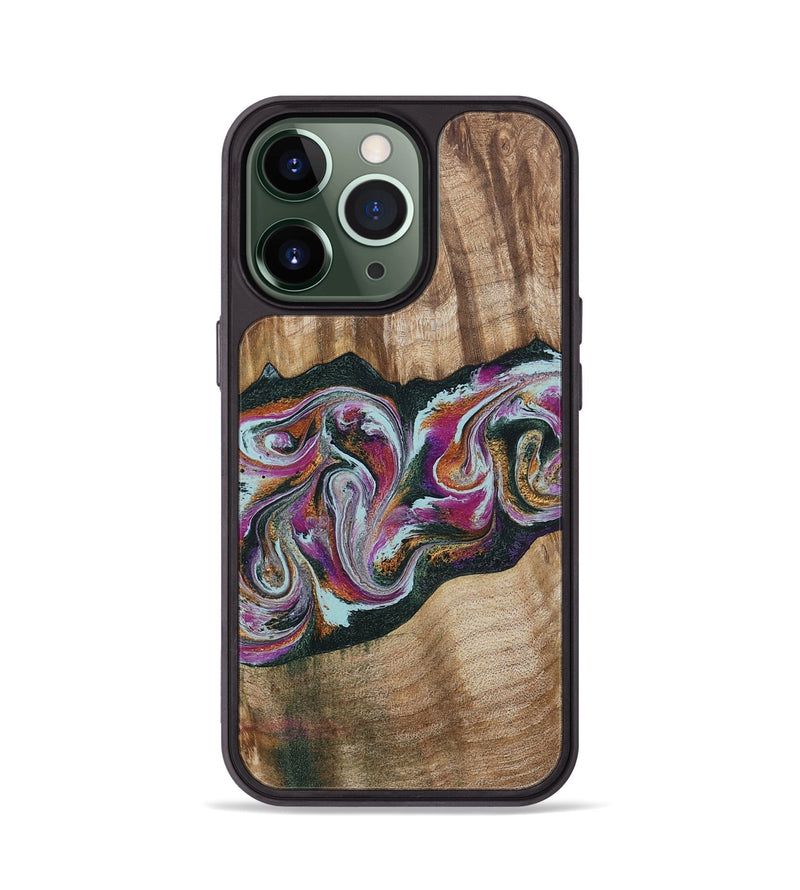 iPhone 13 Pro Wood Phone Case - Dani (Green, 799536)