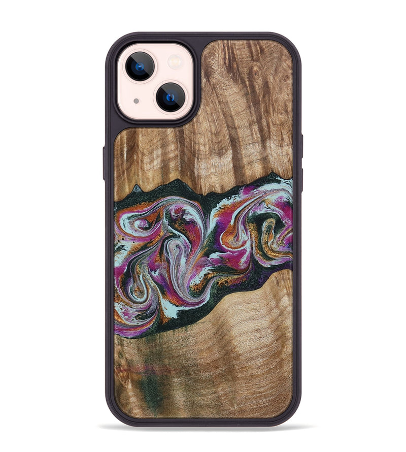 iPhone 14 Plus Wood Phone Case - Dani (Green, 799536)