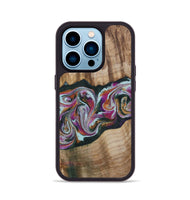 iPhone 14 Pro Wood Phone Case - Dani (Green, 799536)
