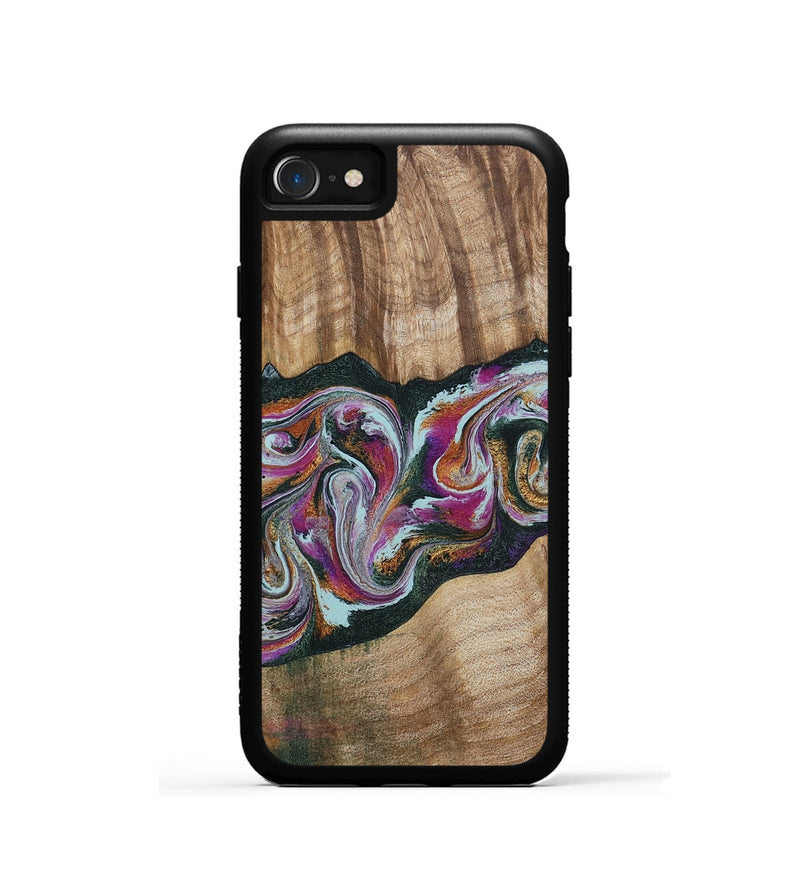 iPhone SE Wood Phone Case - Dani (Green, 799536)