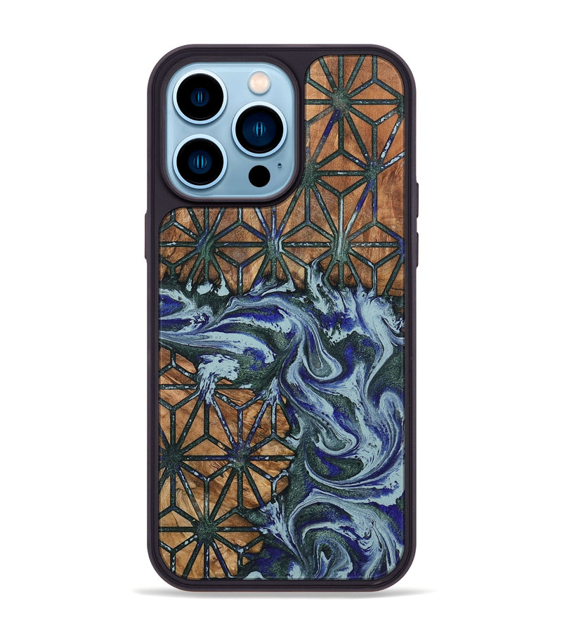 iPhone 14 Pro Max Wood Phone Case - Aurelia (Pattern, 799538)