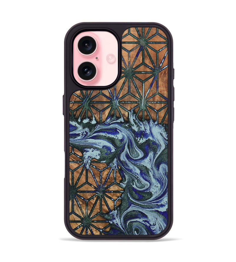 iPhone 16 Wood Phone Case - Aurelia (Pattern, 799538)