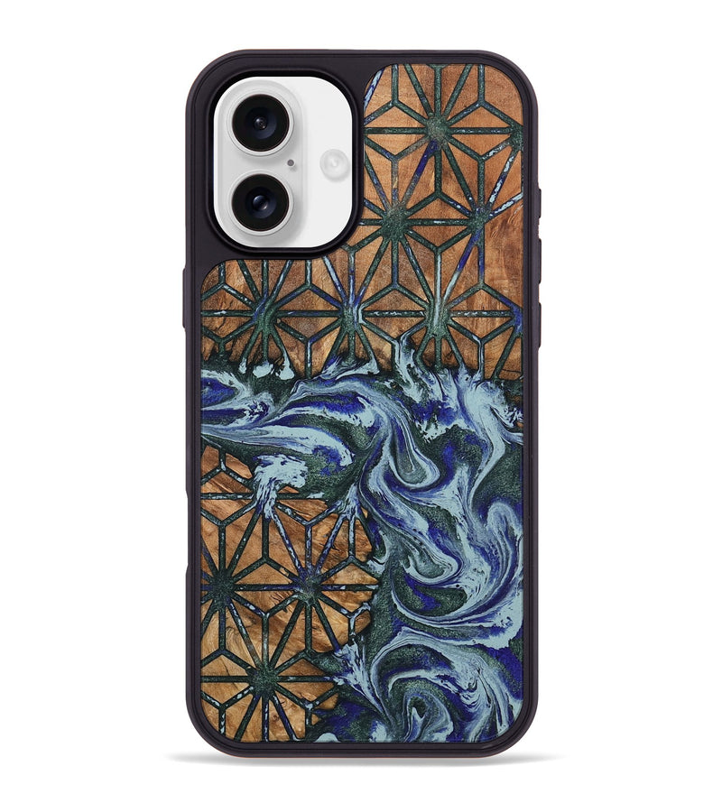 iPhone 16 Plus Wood Phone Case - Aurelia (Pattern, 799538)