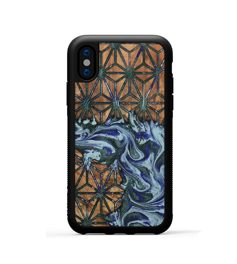 iPhone Xs Wood Phone Case - Aurelia (Pattern, 799538)