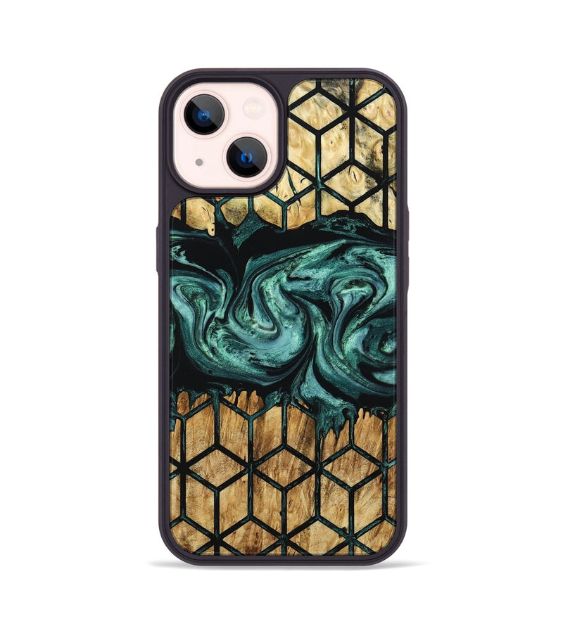 iPhone 14 Wood Phone Case - Fabiola (Pattern, 799539)