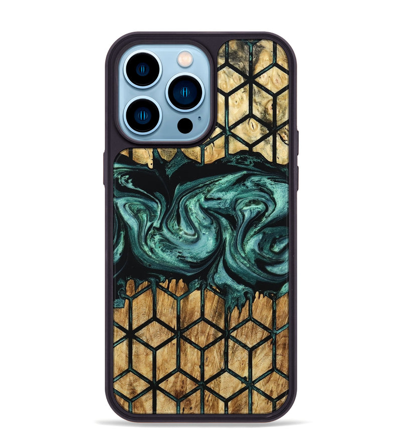 iPhone 14 Pro Max Wood Phone Case - Fabiola (Pattern, 799539)