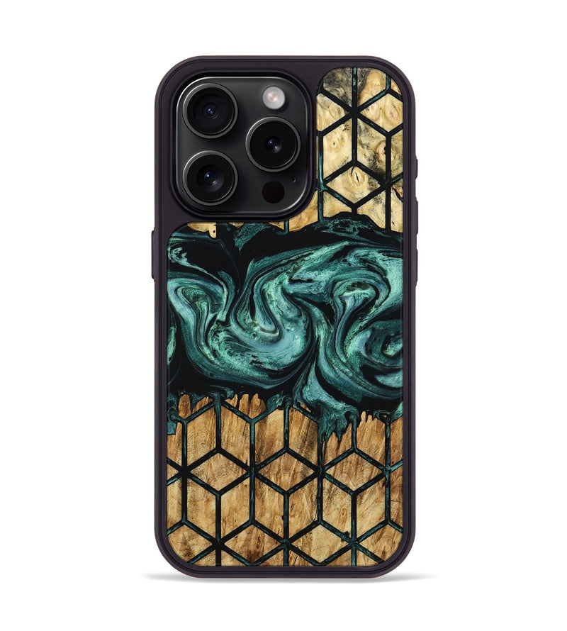 iPhone 15 Pro Wood Phone Case - Fabiola (Pattern, 799539)