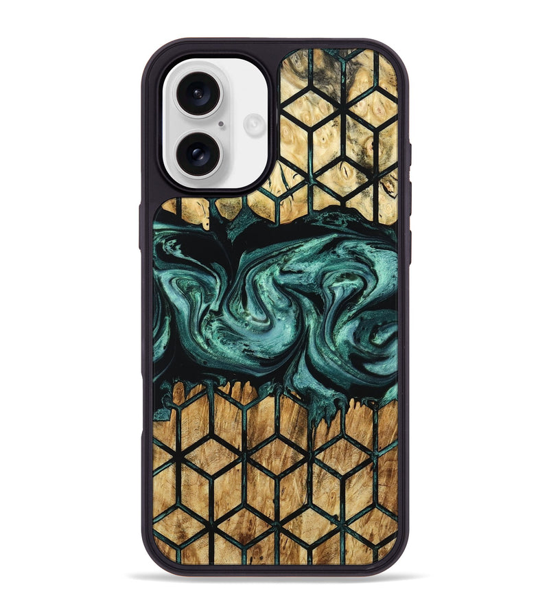 iPhone 16 Plus Wood Phone Case - Fabiola (Pattern, 799539)