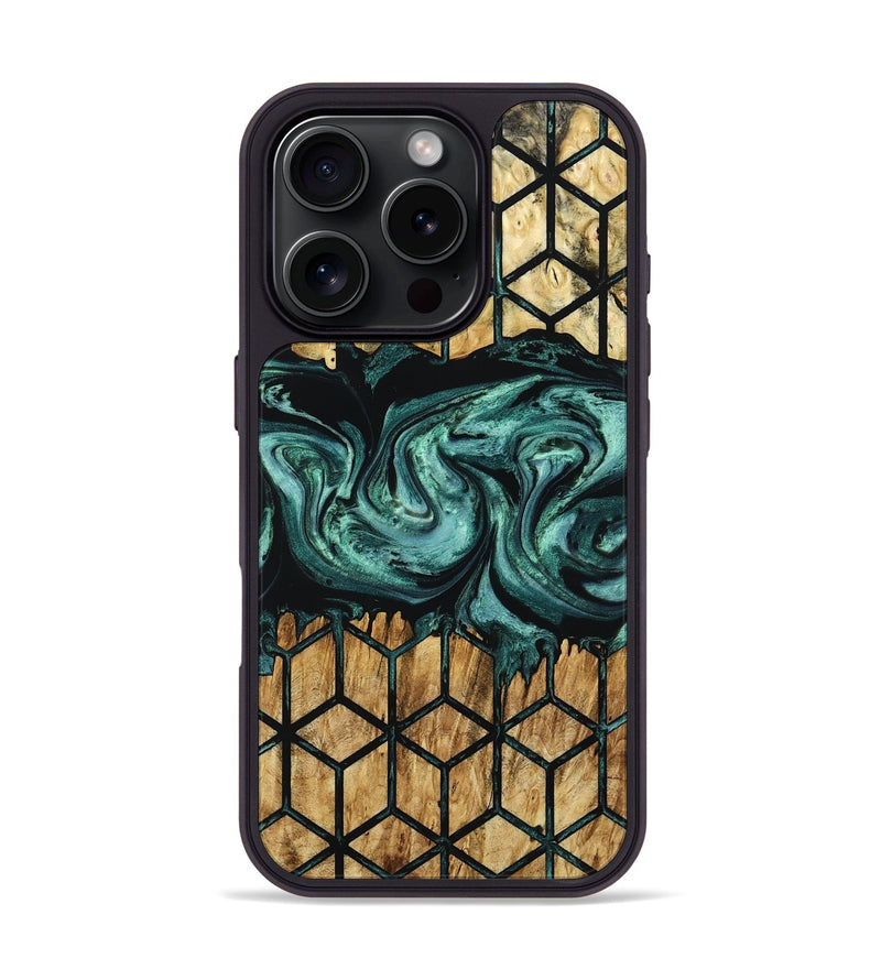 iPhone 16 Pro Wood Phone Case - Fabiola (Pattern, 799539)