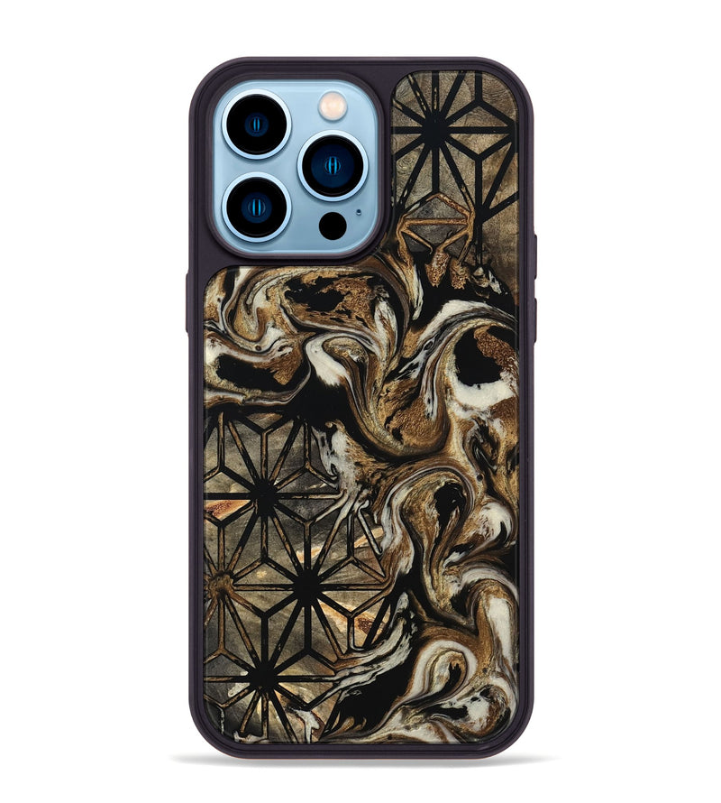 iPhone 14 Pro Max Wood Phone Case - Keegan (Pattern, 799541)