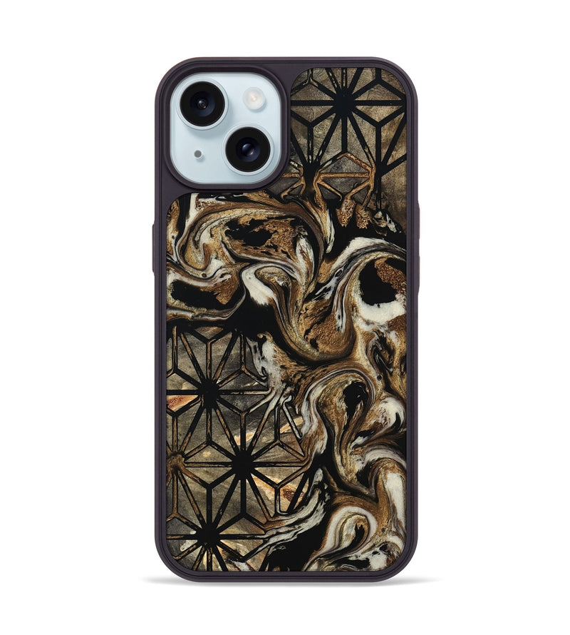 iPhone 15 Wood Phone Case - Keegan (Pattern, 799541)