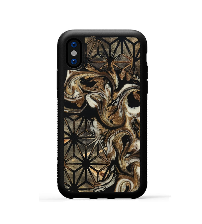 iPhone Xs Wood Phone Case - Keegan (Pattern, 799541)