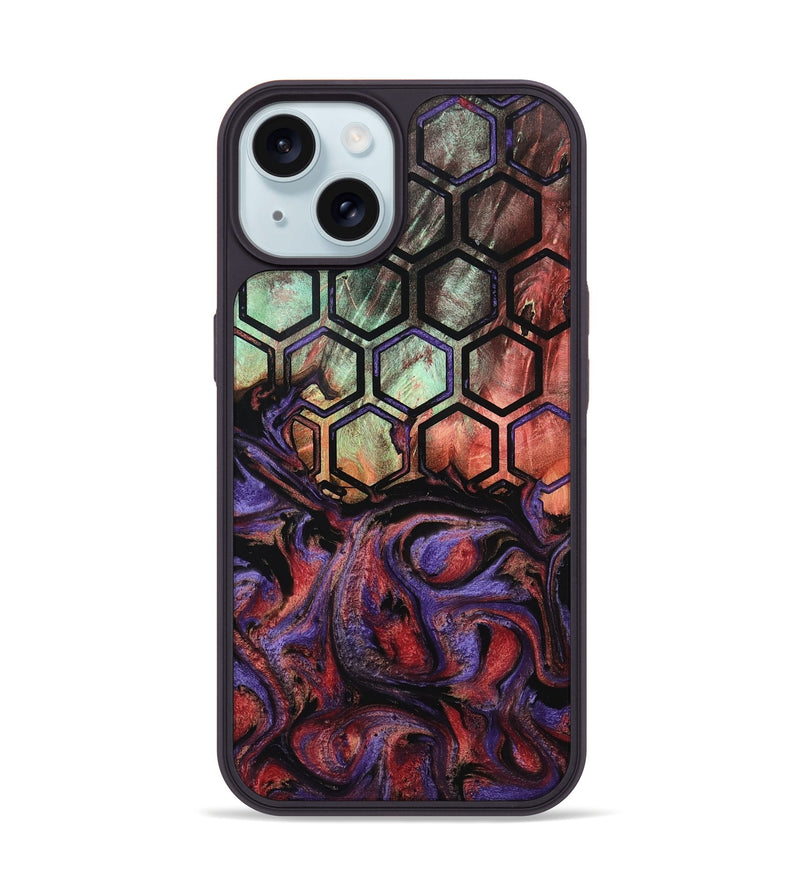 iPhone 15 Wood Phone Case - Isamar (Pattern, 799543)