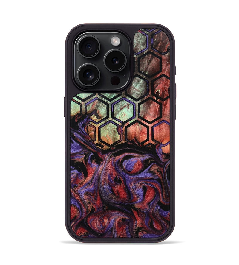 iPhone 15 Pro Wood Phone Case - Isamar (Pattern, 799543)